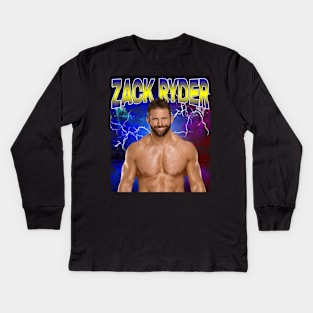 ZACK RYDER Kids Long Sleeve T-Shirt